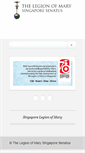 Mobile Screenshot of legiomariae.net